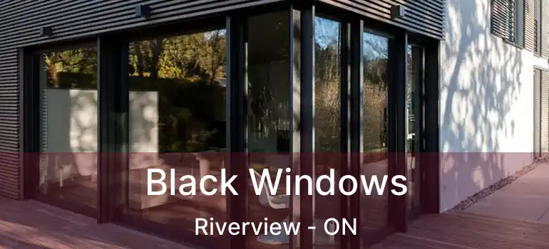  Black Windows Riverview - ON
