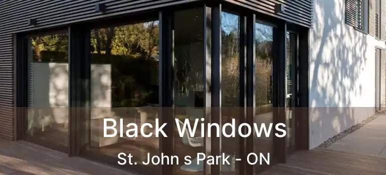  Black Windows St. John s Park - ON