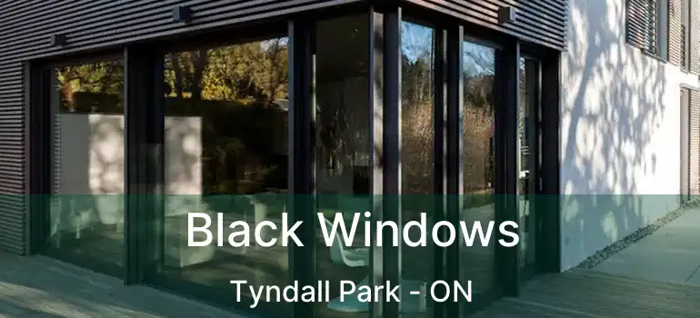  Black Windows Tyndall Park - ON