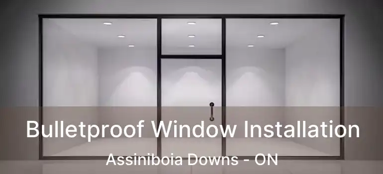  Bulletproof Window Installation Assiniboia Downs - ON
