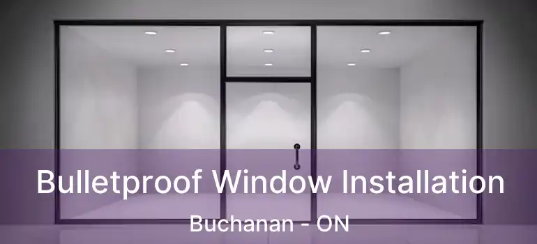  Bulletproof Window Installation Buchanan - ON