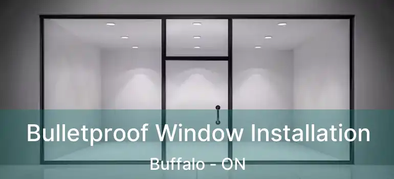  Bulletproof Window Installation Buffalo - ON