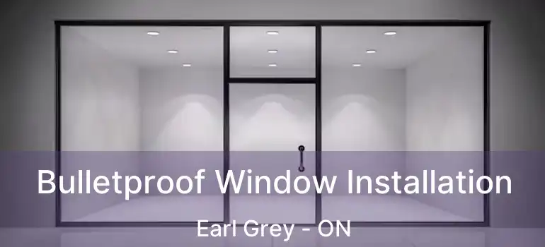  Bulletproof Window Installation Earl Grey - ON