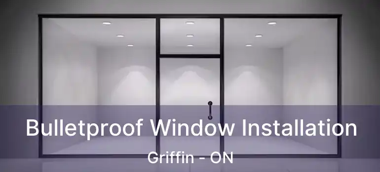  Bulletproof Window Installation Griffin - ON