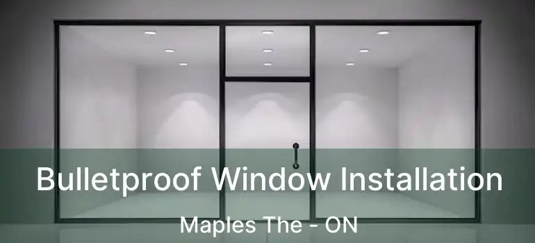  Bulletproof Window Installation Maples The - ON