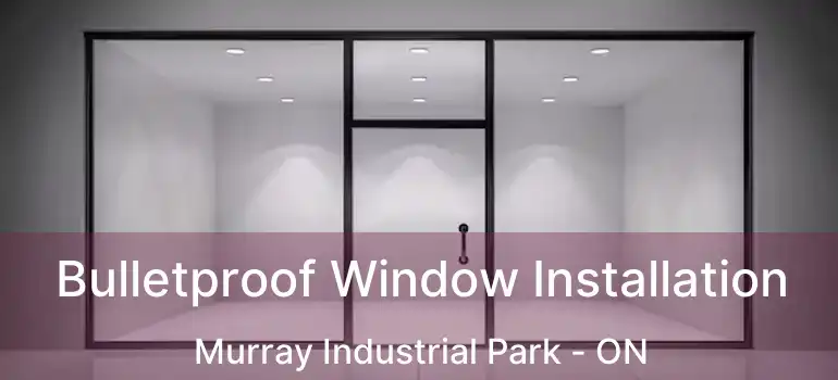  Bulletproof Window Installation Murray Industrial Park - ON