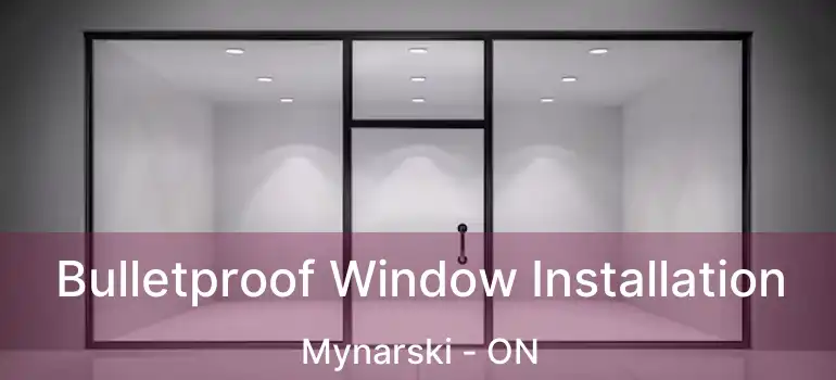  Bulletproof Window Installation Mynarski - ON