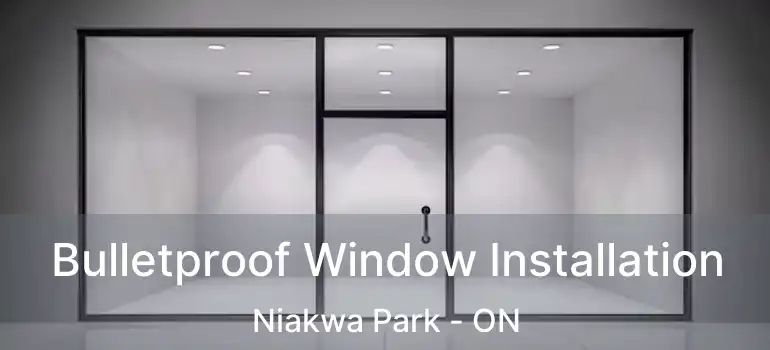  Bulletproof Window Installation Niakwa Park - ON