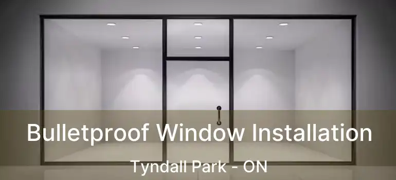 Bulletproof Window Installation Tyndall Park - ON