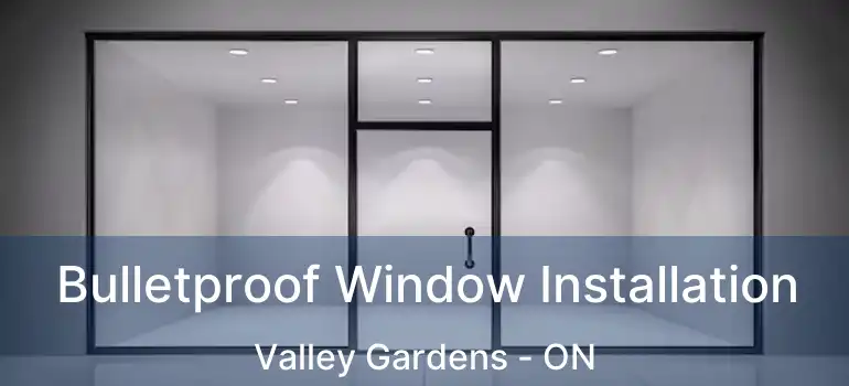  Bulletproof Window Installation Valley Gardens - ON