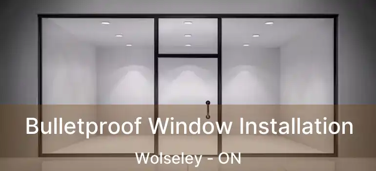  Bulletproof Window Installation Wolseley - ON