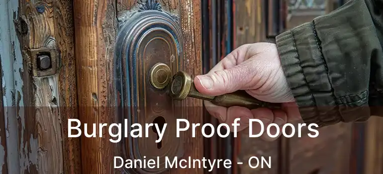  Burglary Proof Doors Daniel McIntyre - ON