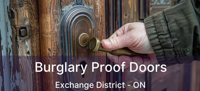  Burglary Proof Doors Exchange District - ON