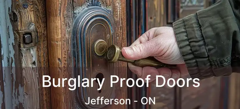  Burglary Proof Doors Jefferson - ON