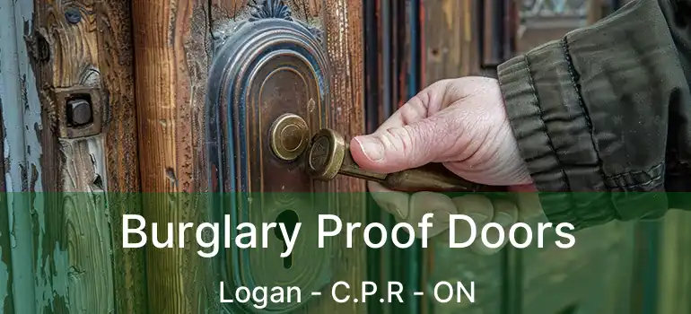  Burglary Proof Doors Logan - C.P.R - ON