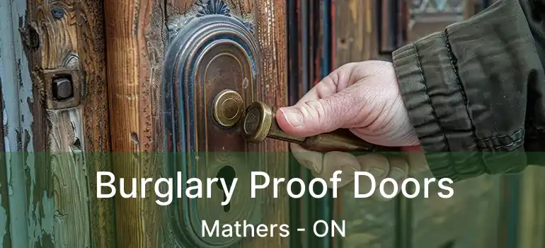  Burglary Proof Doors Mathers - ON