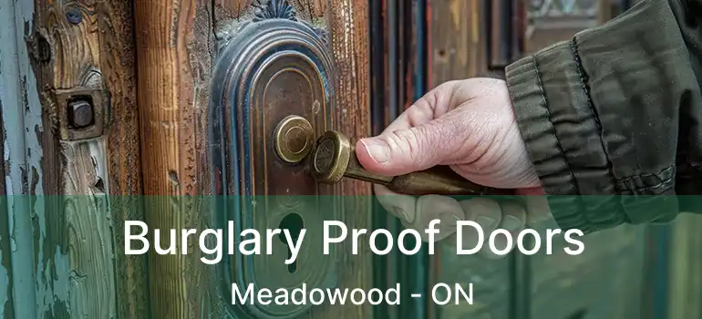  Burglary Proof Doors Meadowood - ON