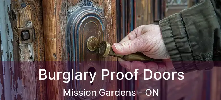  Burglary Proof Doors Mission Gardens - ON