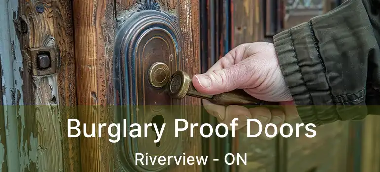  Burglary Proof Doors Riverview - ON