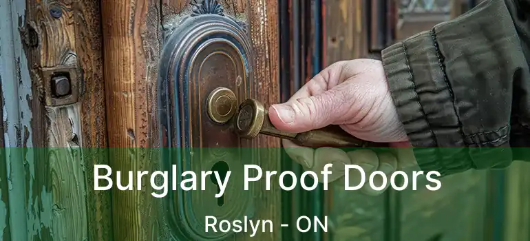  Burglary Proof Doors Roslyn - ON