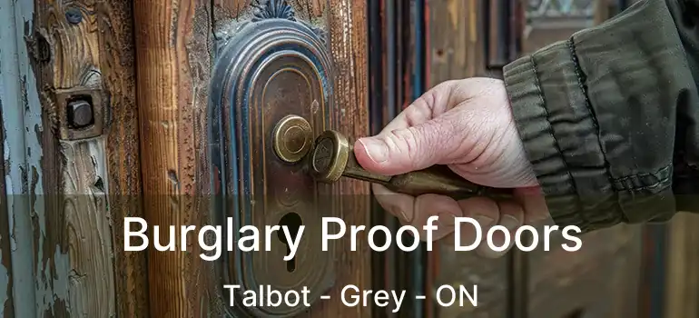  Burglary Proof Doors Talbot - Grey - ON