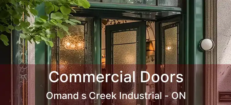  Commercial Doors Omand s Creek Industrial - ON