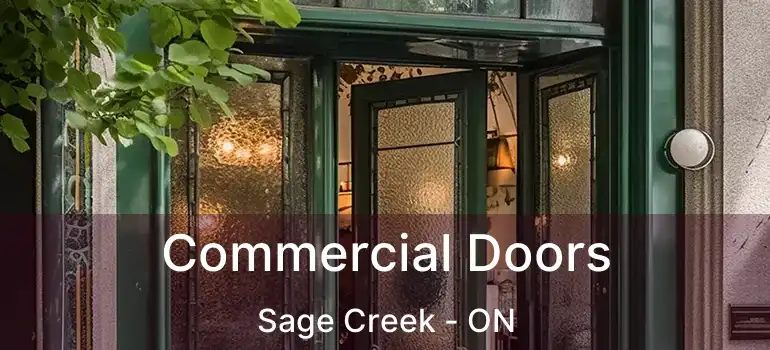  Commercial Doors Sage Creek - ON