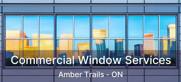  Commercial Window Services Amber Trails - ON