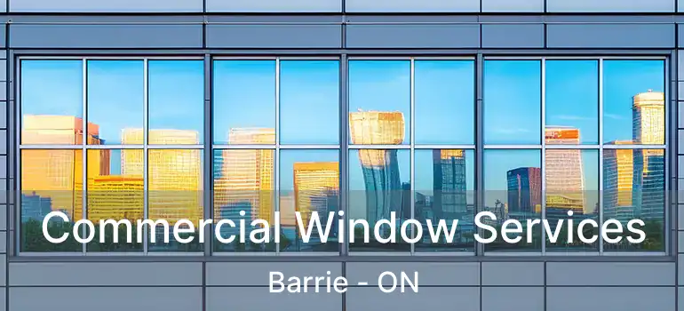  Commercial Window Services Barrie - ON