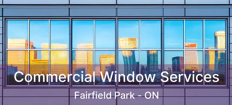  Commercial Window Services Fairfield Park - ON