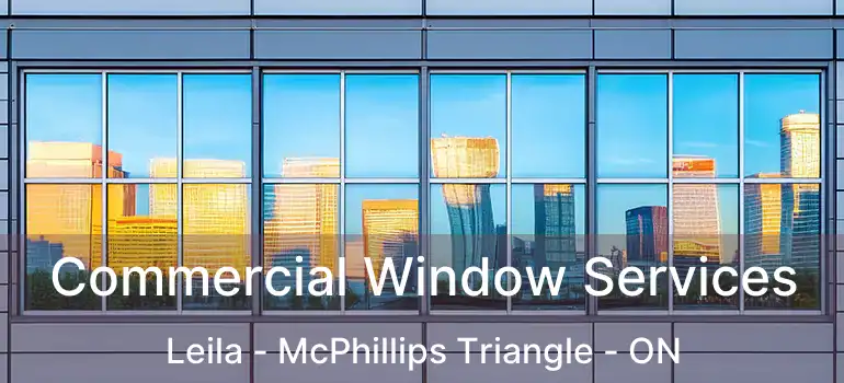 Commercial Window Services Leila - McPhillips Triangle - ON