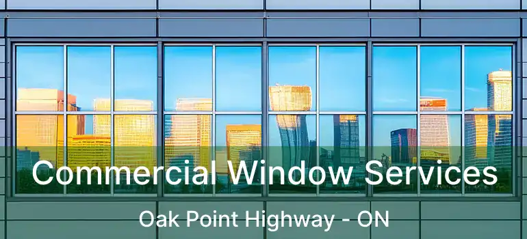  Commercial Window Services Oak Point Highway - ON