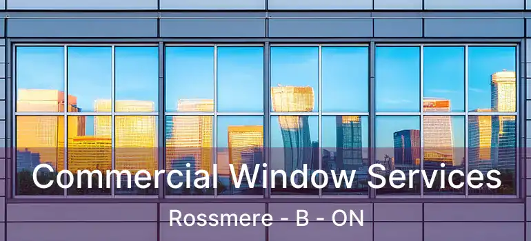  Commercial Window Services Rossmere - B - ON