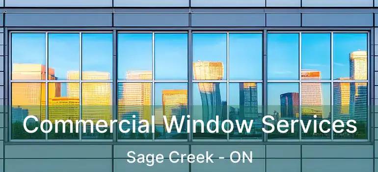  Commercial Window Services Sage Creek - ON