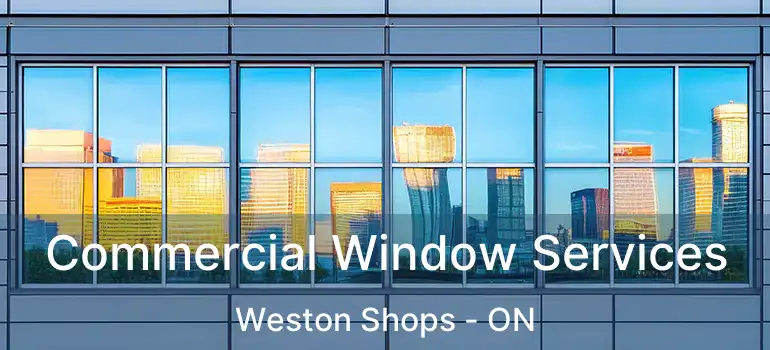  Commercial Window Services Weston Shops - ON