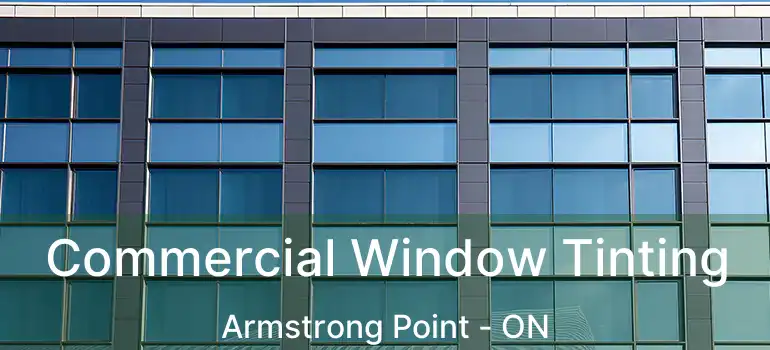  Commercial Window Tinting Armstrong Point - ON