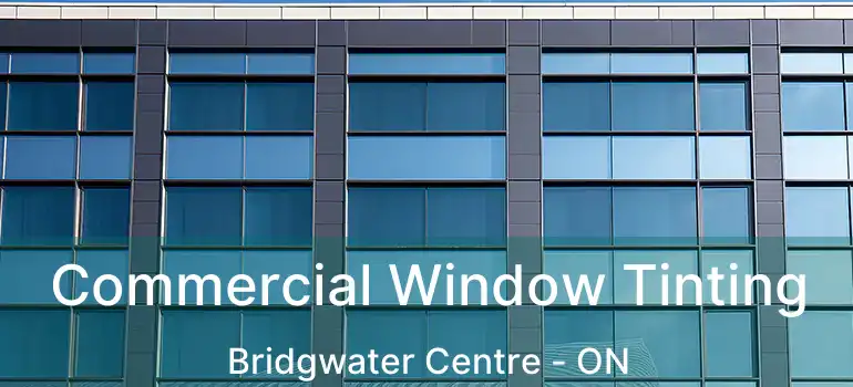 Commercial Window Tinting Bridgwater Centre - ON