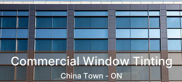  Commercial Window Tinting China Town - ON