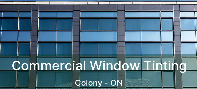  Commercial Window Tinting Colony - ON