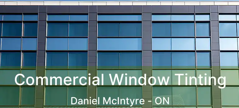  Commercial Window Tinting Daniel McIntyre - ON