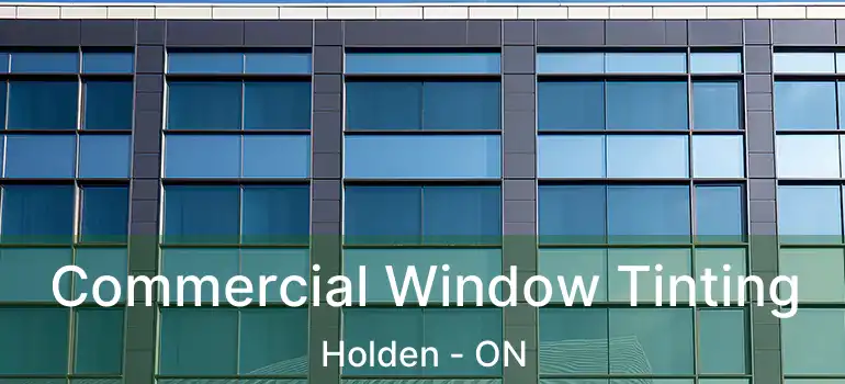  Commercial Window Tinting Holden - ON