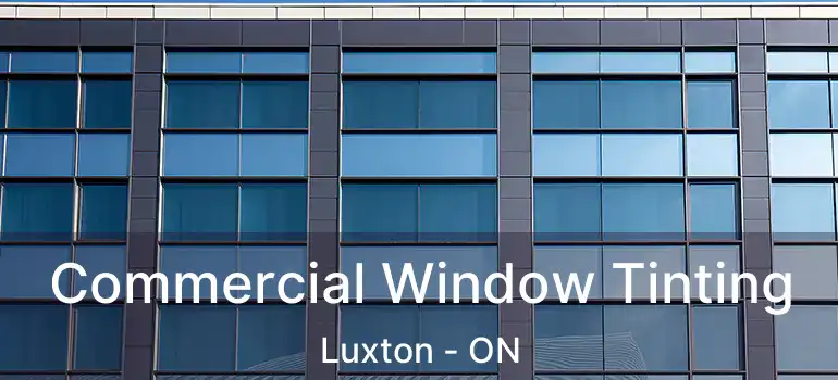  Commercial Window Tinting Luxton - ON
