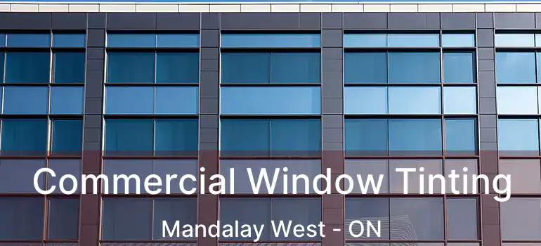  Commercial Window Tinting Mandalay West - ON