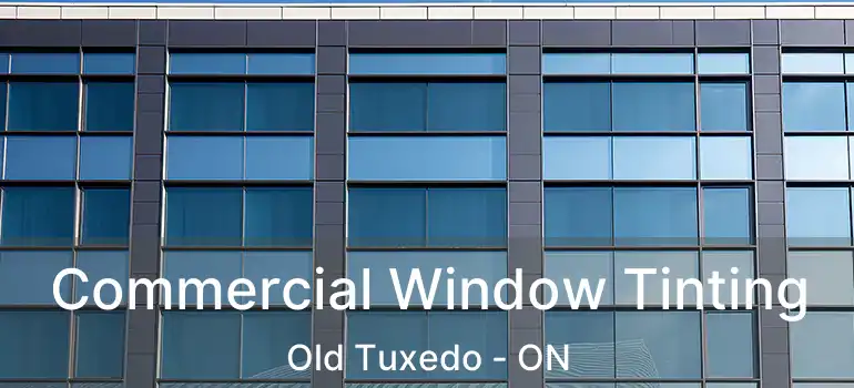  Commercial Window Tinting Old Tuxedo - ON