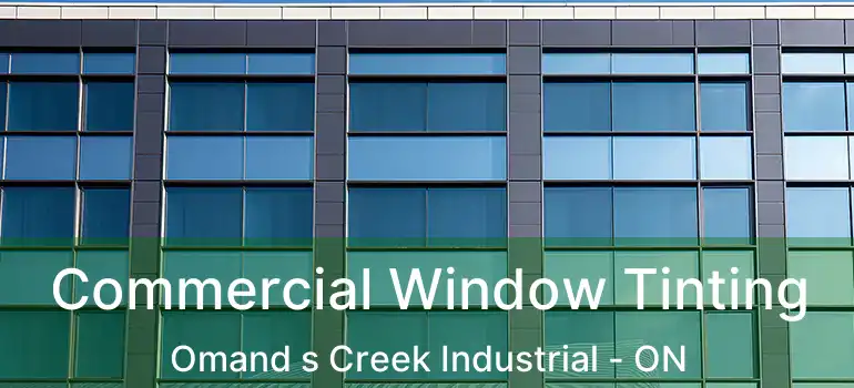  Commercial Window Tinting Omand s Creek Industrial - ON