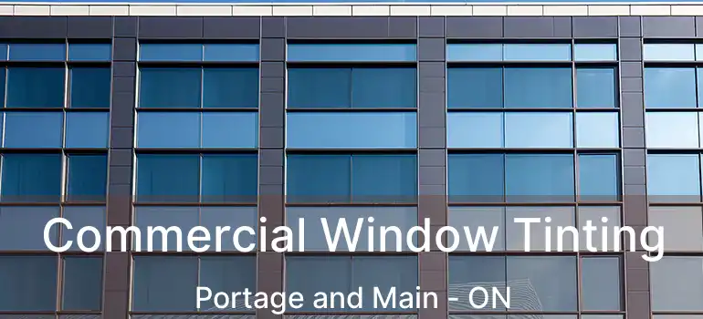  Commercial Window Tinting Portage and Main - ON