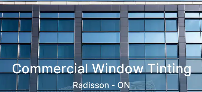  Commercial Window Tinting Radisson - ON
