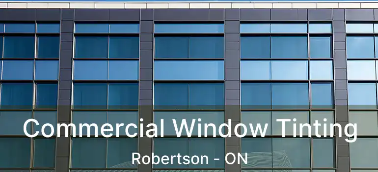  Commercial Window Tinting Robertson - ON