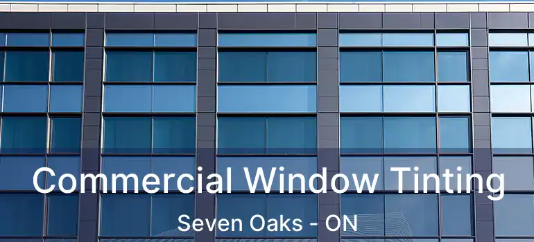  Commercial Window Tinting Seven Oaks - ON