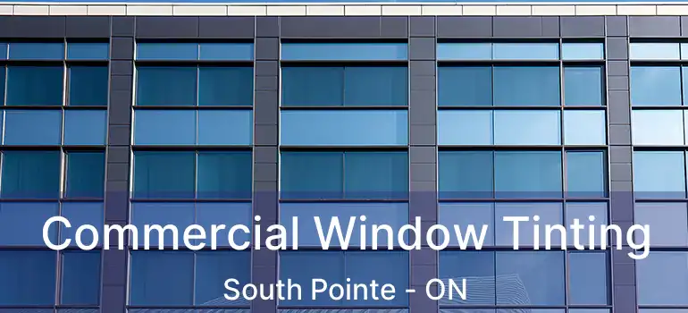  Commercial Window Tinting South Pointe - ON